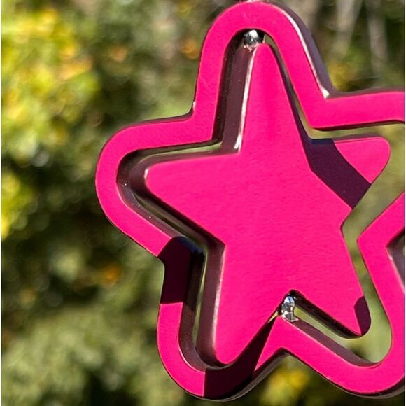 Coach Spinning Star Bag Key Ring Charm - Picture 3 of 13